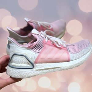 Adidas Ultra Boost Pink & White Sneakers
